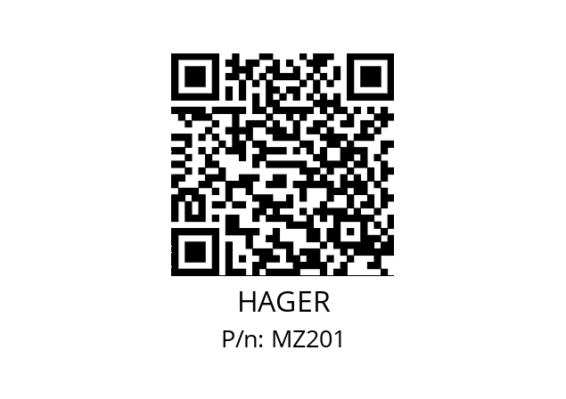  3400953 HAGER MZ201