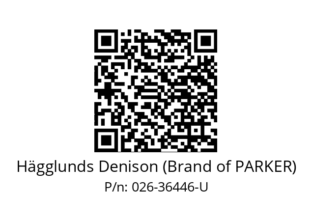   Hägglunds Denison (Brand of PARKER) 026-36446-U