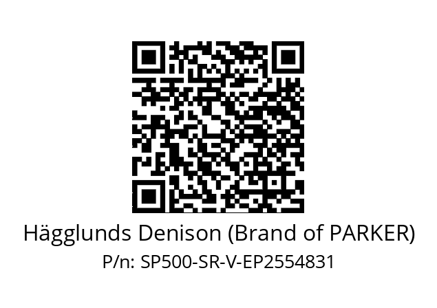   Hägglunds Denison (Brand of PARKER) SP500-SR-V-EP2554831