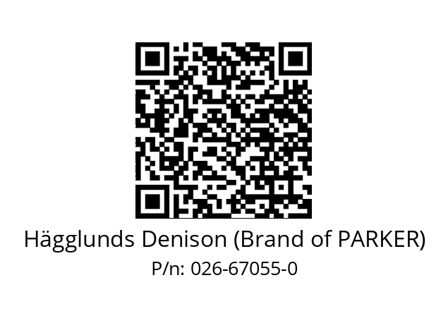   Hägglunds Denison (Brand of PARKER) 026-67055-0