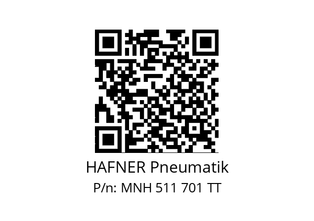   HAFNER Pneumatik MNH 511 701 TT