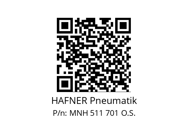   HAFNER Pneumatik MNH 511 701 O.S.