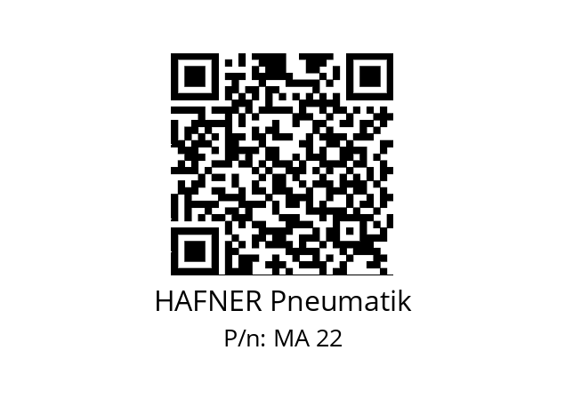   HAFNER Pneumatik MA 22