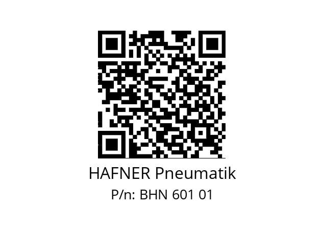   HAFNER Pneumatik BHN 601 01