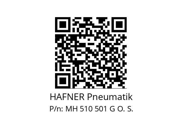   HAFNER Pneumatik MH 510 501 G O. S.