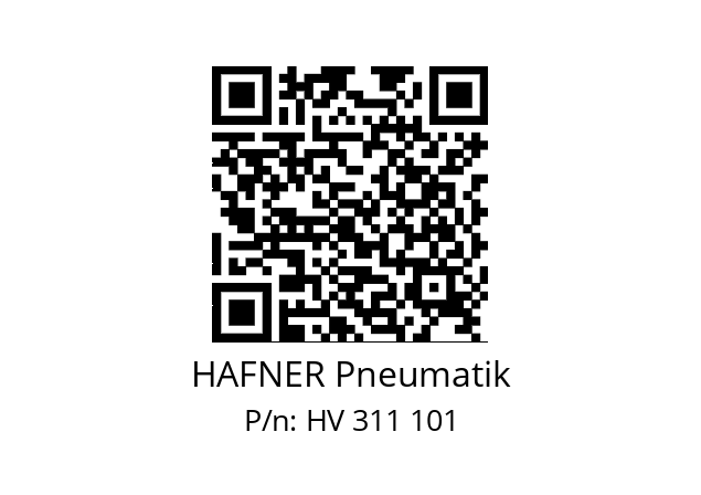   HAFNER Pneumatik HV 311 101