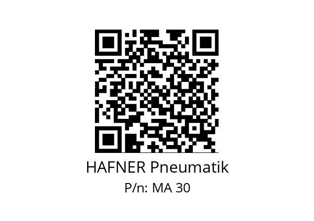   HAFNER Pneumatik MA 30