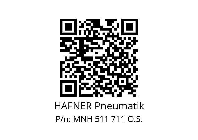   HAFNER Pneumatik MNH 511 711 O.S.