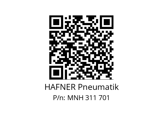   HAFNER Pneumatik MNH 311 701