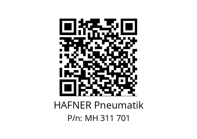   HAFNER Pneumatik MH 311 701