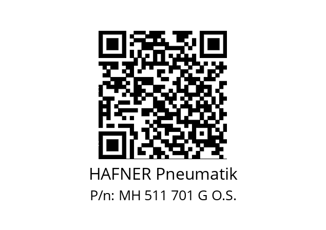   HAFNER Pneumatik MH 511 701 G O.S.