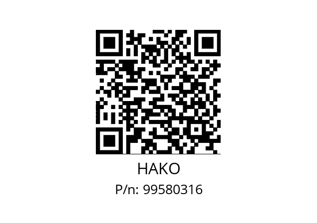   HAKO 99580316