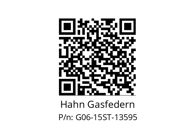   Hahn Gasfedern G06-15ST-13595