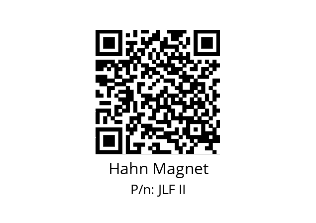   Hahn Magnet JLF II