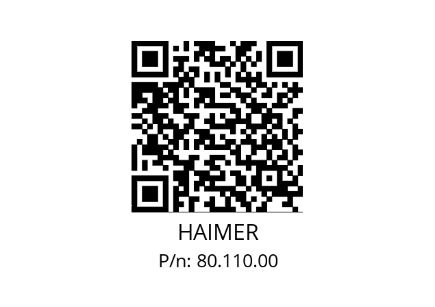   HAIMER 80.110.00