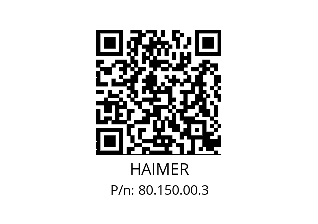   HAIMER 80.150.00.3