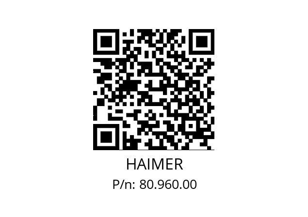   HAIMER 80.960.00