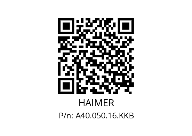   HAIMER A40.050.16.KKB