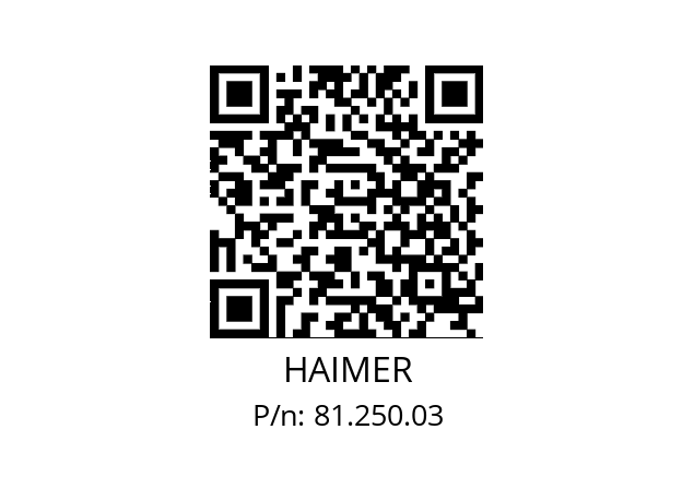   HAIMER 81.250.03