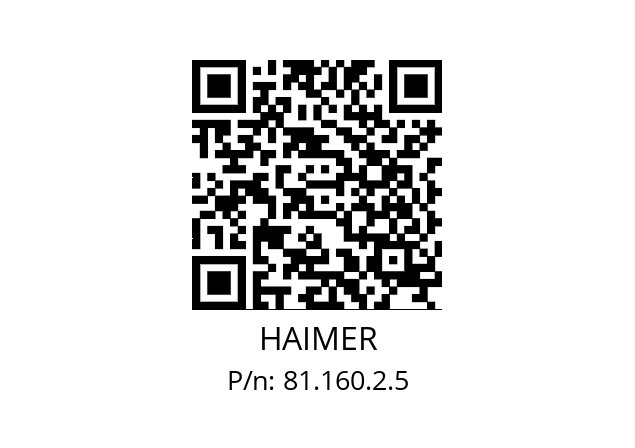   HAIMER 81.160.2.5