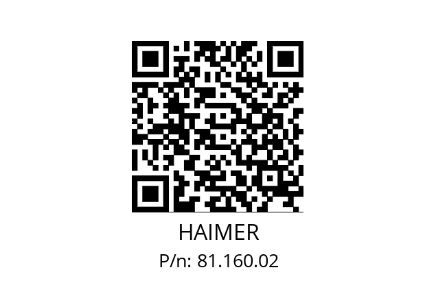   HAIMER 81.160.02