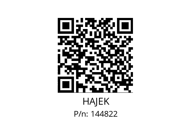   HAJEK 144822