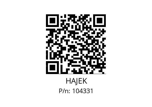   HAJEK 104331