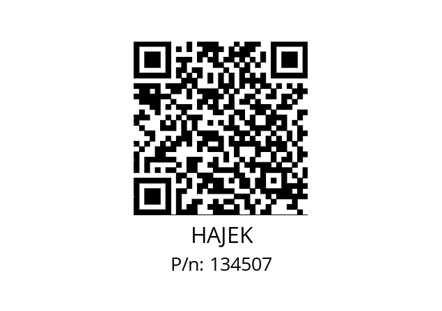   HAJEK 134507