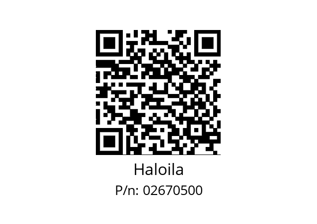   Haloila 02670500