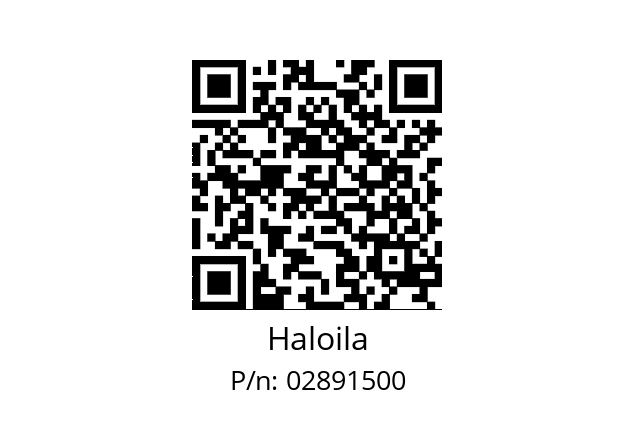   Haloila 02891500