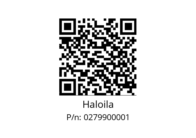   Haloila 0279900001