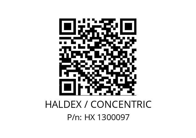   HALDEX / CONCENTRIC HX 1300097