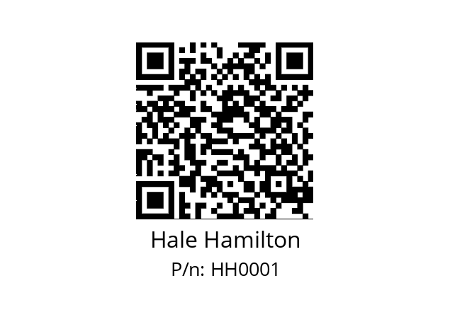   Hale Hamilton HH0001