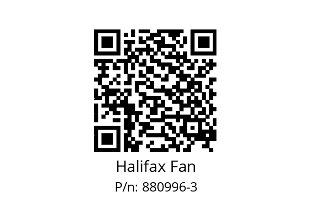   Halifax Fan 880996-3