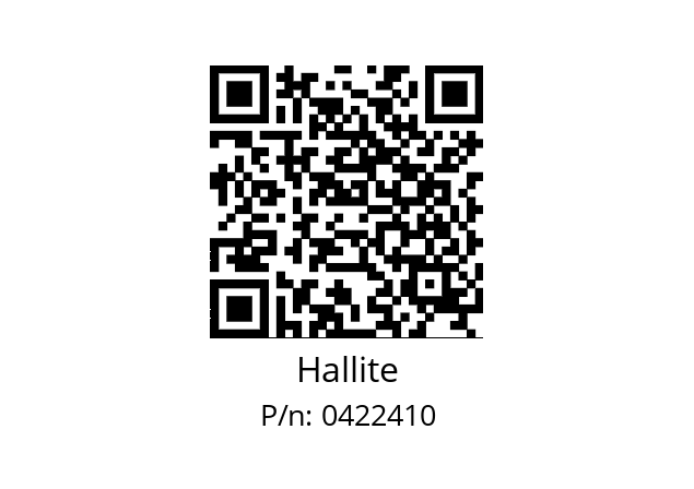   Hallite 0422410