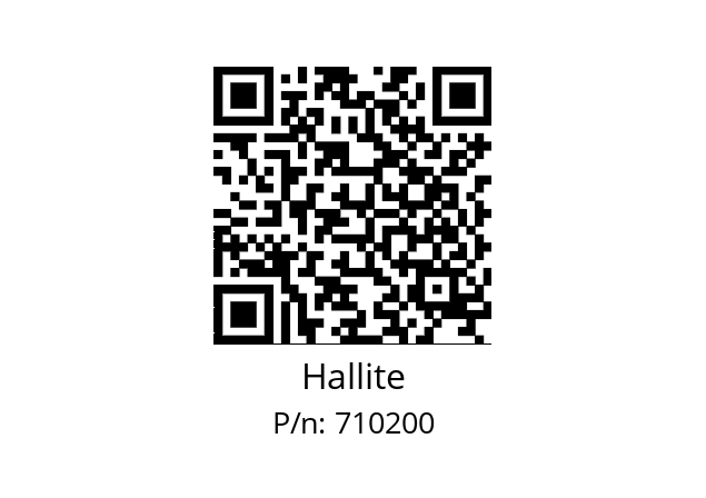   Hallite 710200