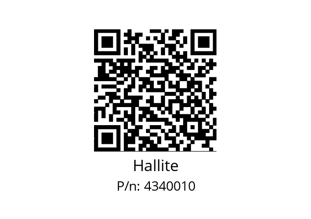   Hallite 4340010