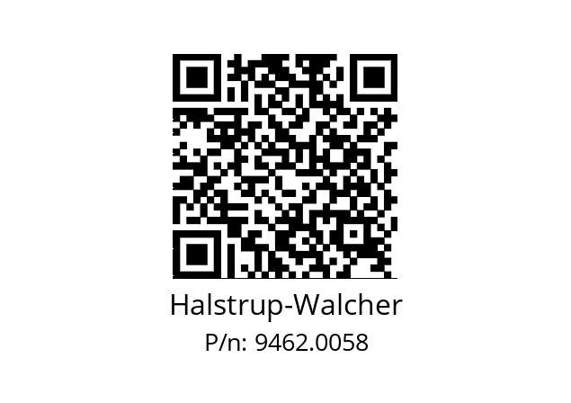   Halstrup-Walcher 9462.0058