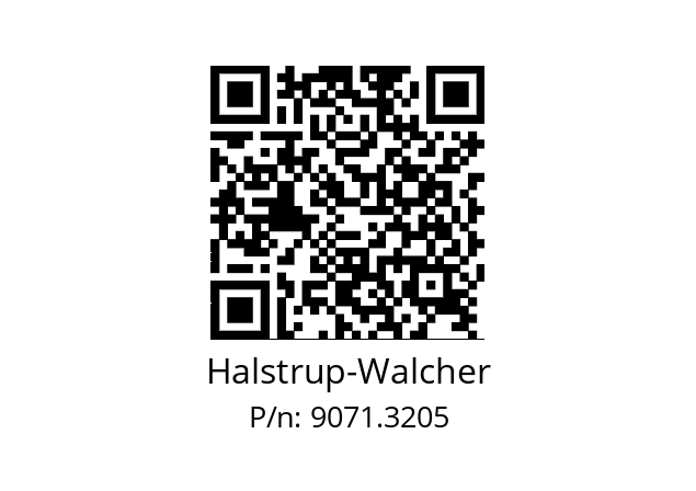   Halstrup-Walcher 9071.3205