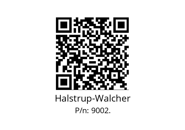   Halstrup-Walcher 9002.