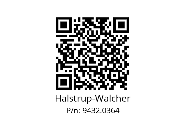   Halstrup-Walcher 9432.0364