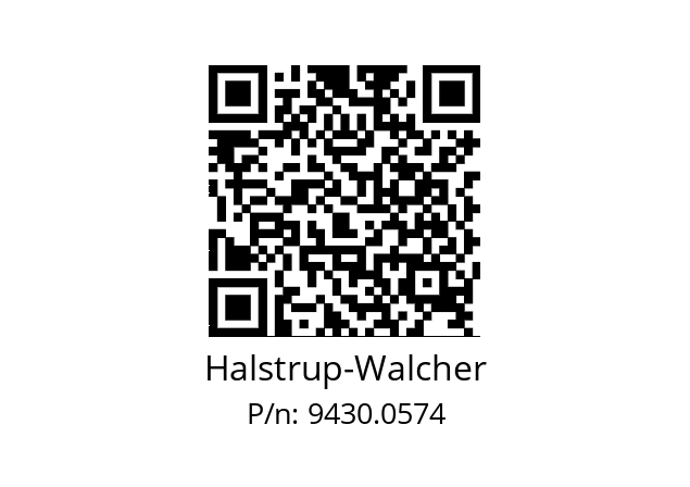   Halstrup-Walcher 9430.0574