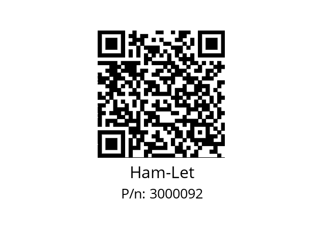   Ham-Let 3000092