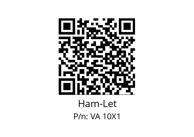   Ham-Let VA 10X1