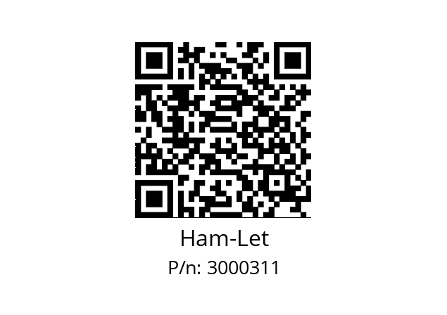   Ham-Let 3000311