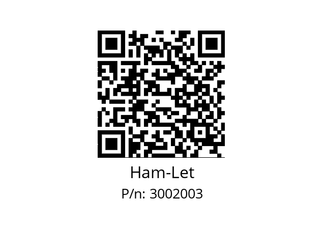   Ham-Let 3002003