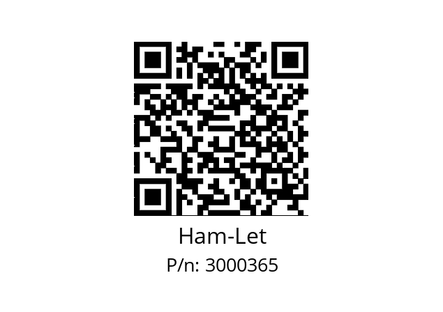   Ham-Let 3000365