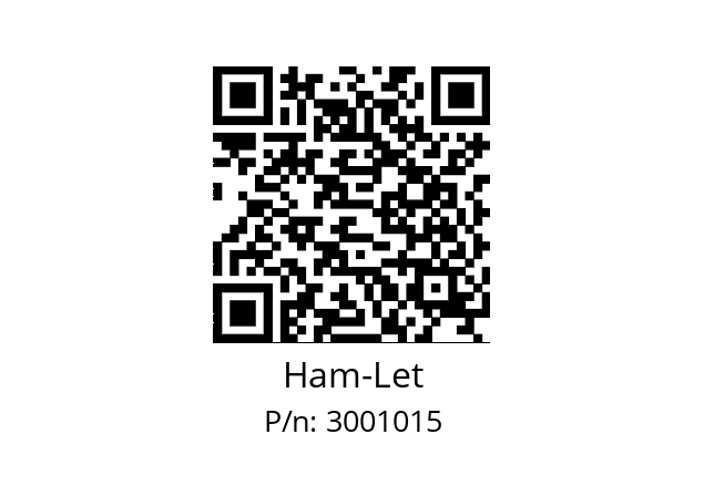   Ham-Let 3001015