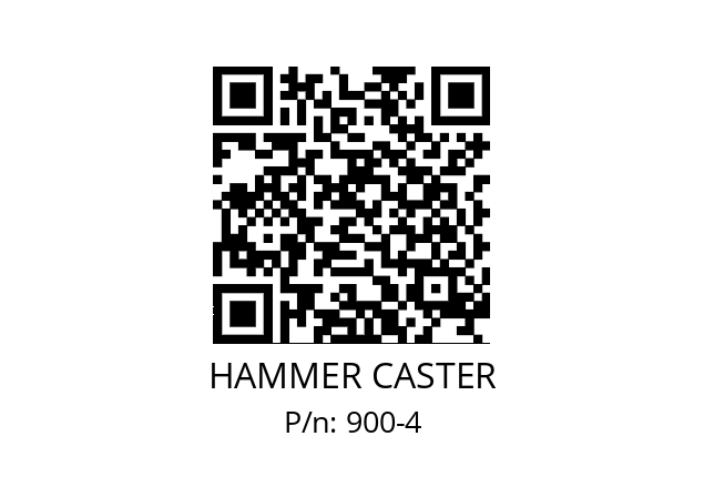   HAMMER CASTER 900-4