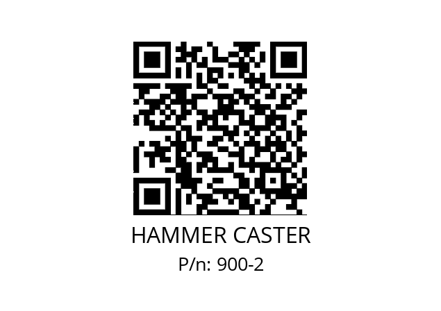   HAMMER CASTER 900-2